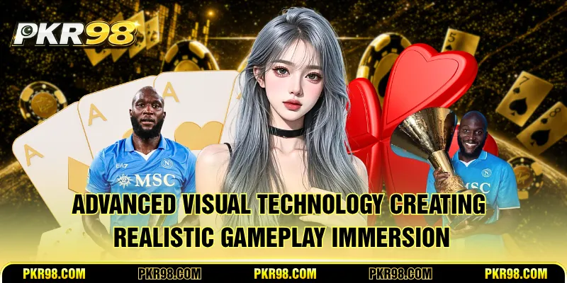 Advanced visual technology creating realistic gameplay immersion